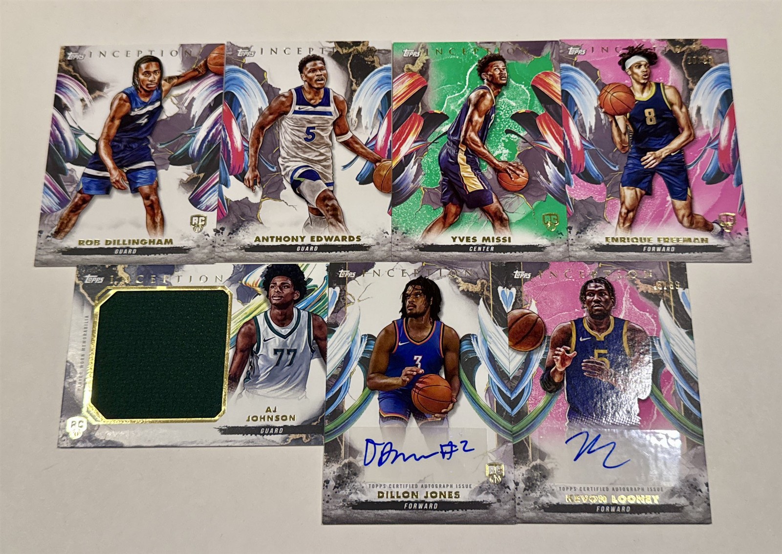 2024-25 Topps Inception Basketballの開封結果7枚