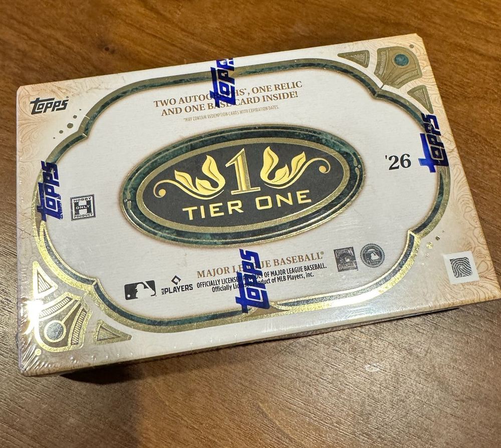 2026 Topps Tier One Baseballの未開封Hobby Box