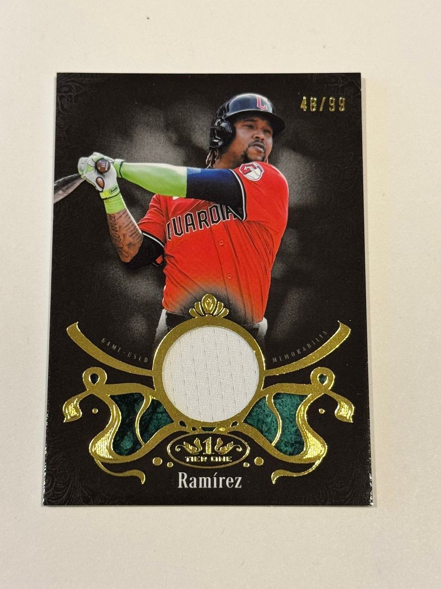 2026 Topps Tier One José Ramírez Shadow Relic 48/99