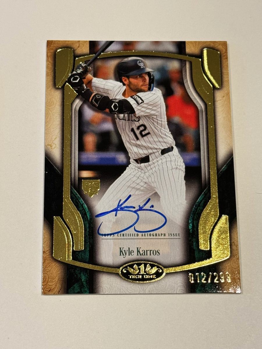 2026 Topps Tier One Kyle Karros Break Out Autograph 072/299